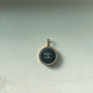 Chanel button pendant